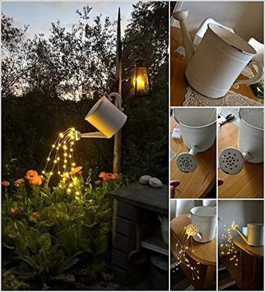 DIY Watering Can Lights, Battery Operated Fairy Light, Patio String Lights - If you say i do