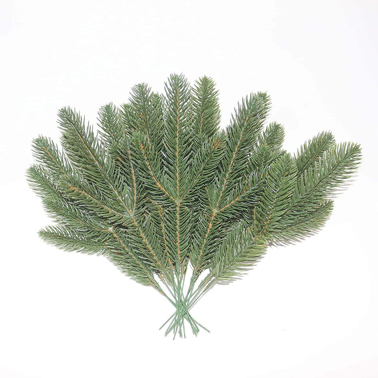 Christmas Artificial Pine Branches for Decorating 25pcs 10 Inches with – If  you say i do