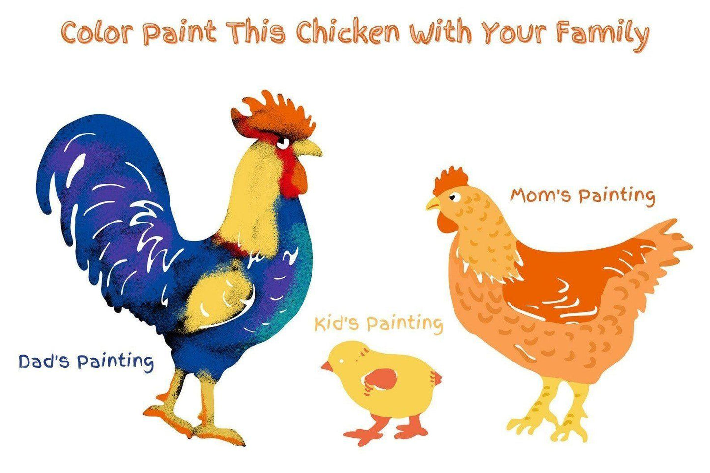 Paintable Decorative Garden Stakes-Chicken - If you say i do