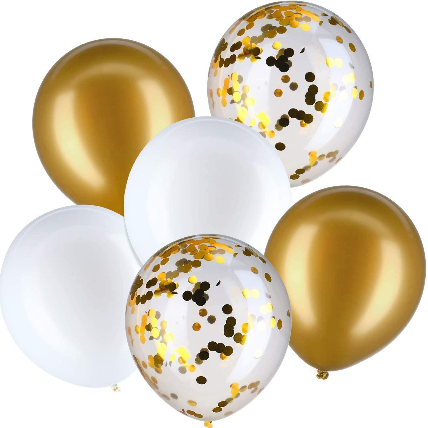 60 Pieces Gold Confetti Balloons / 12 Inch Latex Party Balloons - If you say i do