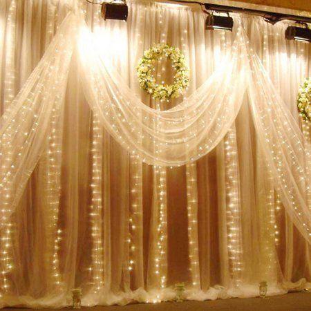 String Lights Curtain,USB Powered Fairy Lights for Bedroom - If you say i do