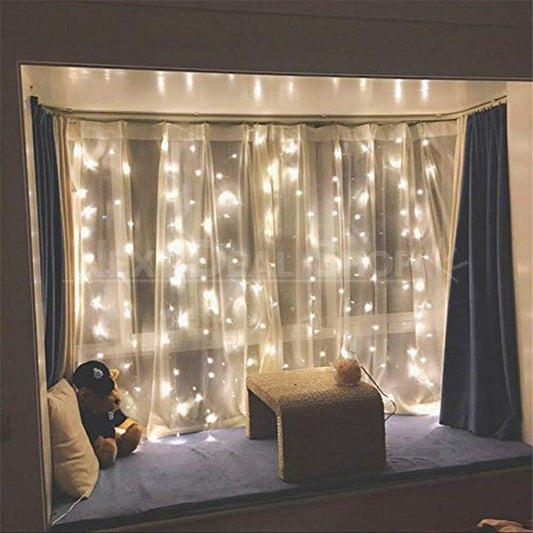 Twinkle Star 300 LED Window Curtain String Light - If you say i do