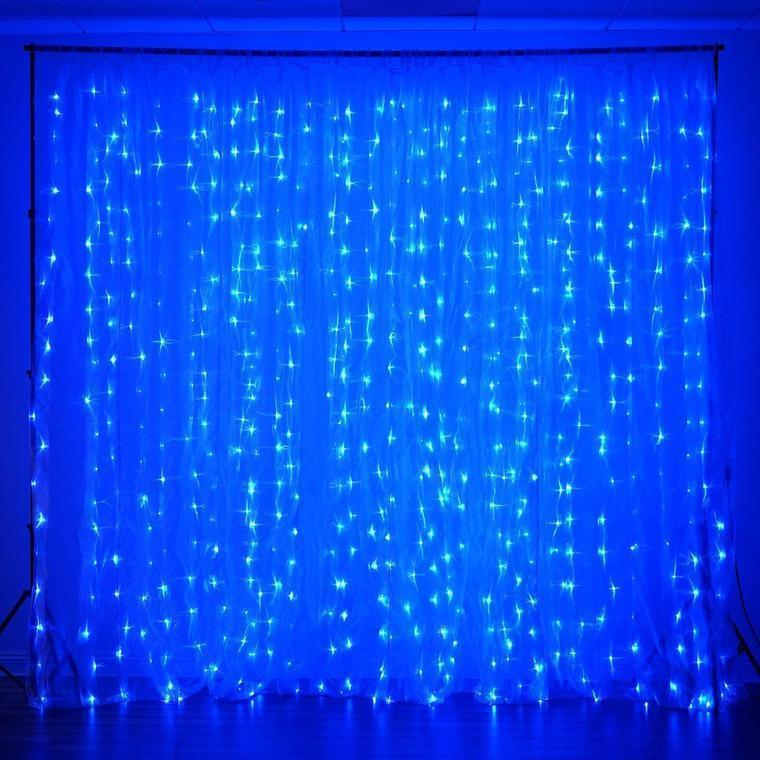 8 Lighting Modes for Bedroom Wedding Party Home Indoor Curtain - If you say i do