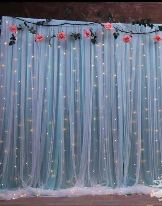 Window Curtain String Lights, 300 LED for Wall Decorations - If you say i do