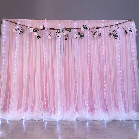 Window Curtain String Lights, 300 LED for Outdoor Decorations - If you say i do