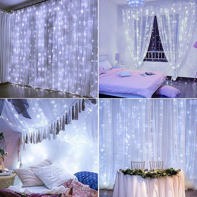 Window Curtain Lights,Fairy String Lights, Firefly Lights for Party Decorations - If you say i do
