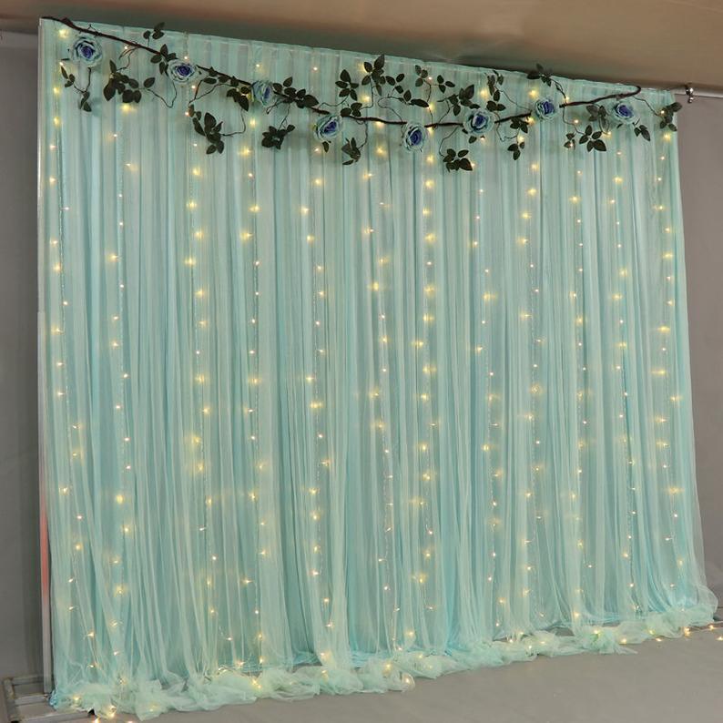 Window Curtain Lights,Fairy String Lights, Firefly Lights for Wedding Decorations - If you say i do