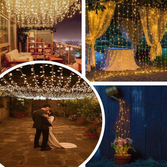 LIGHTING Window Curtain String Lights for Home Decorations - If you say i do
