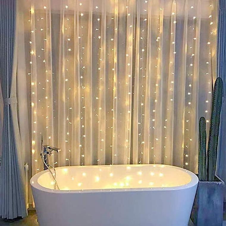 LIGHTING Window Curtain String Lights for Wall Decorations - If you say i do