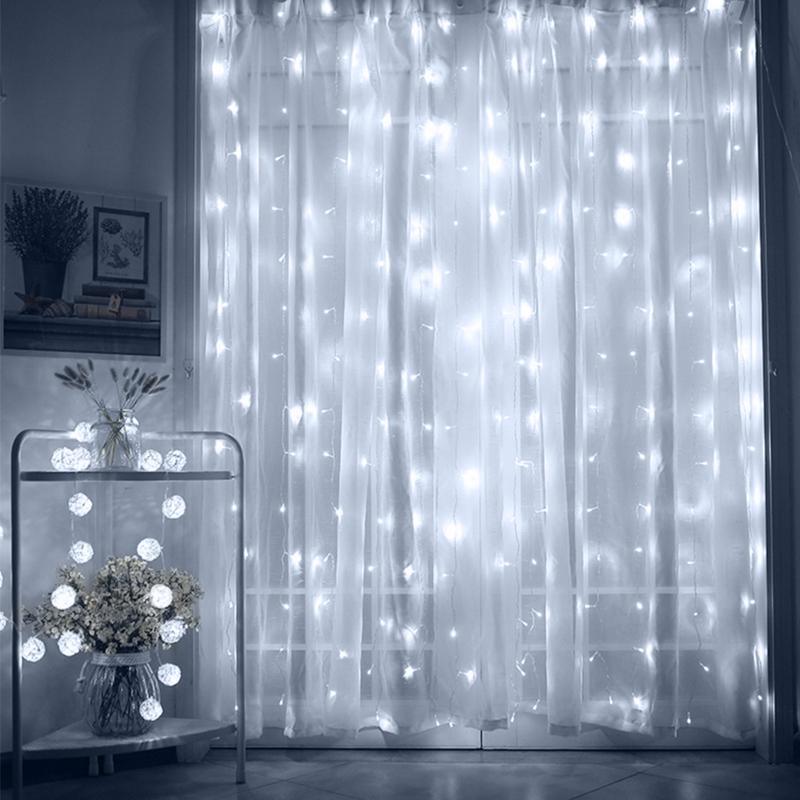 Curtain Lights with Remote, USB Powerd, Warm White Backdrop Light for Wedding - If you say i do