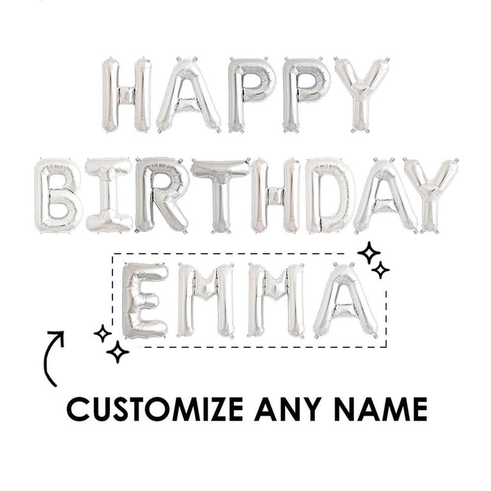 Custom Happy Birthday Balloon Banner | DIY Birthday Party Decorations - If you say i do