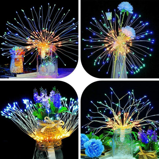 Firework Lights led Copper Wire Starburst String Lights, Icicle Led Lights - If you say i do