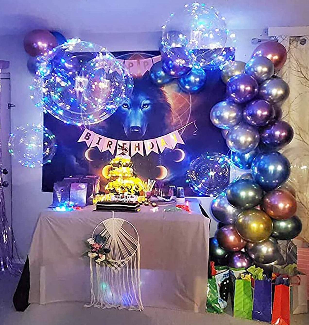 Reusable Led Helium Balloons for 20th Birhtday Decorations - If you say i do