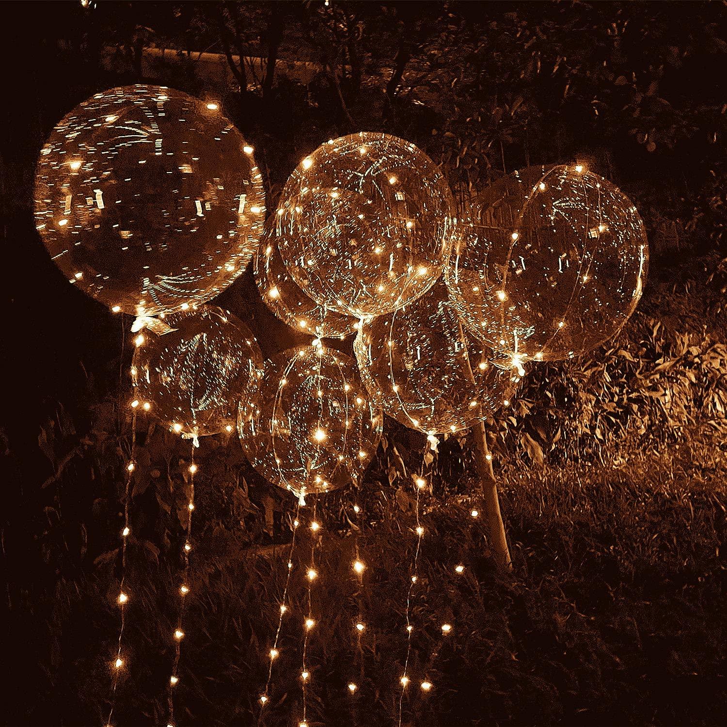 Reusable Warm Led Balloons for Graduation Glow Party Decorations - If you say i do
