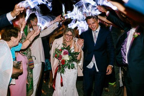 Unforgettable and Unique Led Wedding Send-Off Ideas, Bride And Groom Exit Ideas - If you say i do