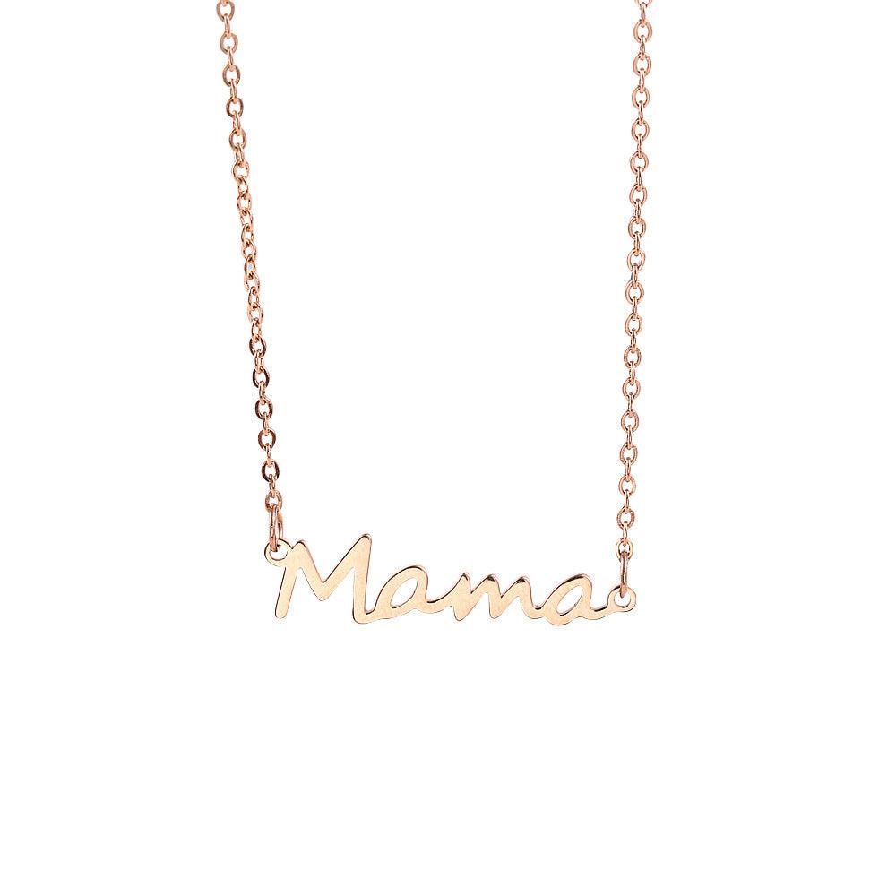 Mama Necklace Letter Necklace Gift for Mom Mother Jewelry Mother's Day Gift - If you say i do
