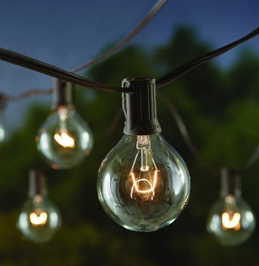 Outdoor String Lights Led Edison Bulbs -Clear Glass, Dimmable For Outdoor And Indoor Use - If you say i do
