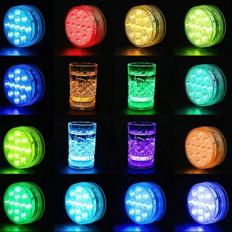 Submersible Led Lights, Remote Controlled Waterproof Multi Color Underwater Lights for Pool and Party - If you say i do