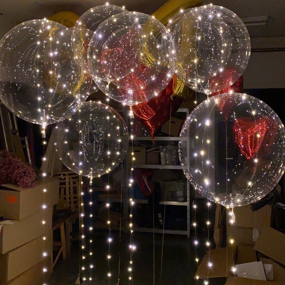 16ft Led String Clear Reusable Led Balloon Decorations for Wedding