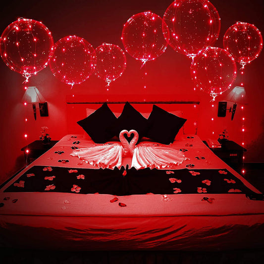 Red Reusable Led Balloons for Birthday Decorations - If you say i do