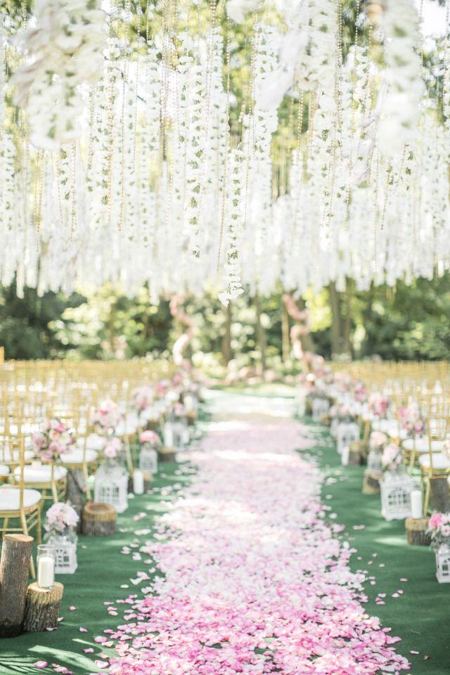 7000 PCS Silk Rose Petals Wedding Flower Wedding Aisle Runner Decorations - If you say i do