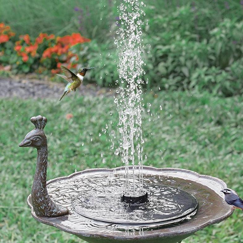 Solar Garden Fountain Solar Powered Fountain Pump for Bird Bath, Garden - If you say i do