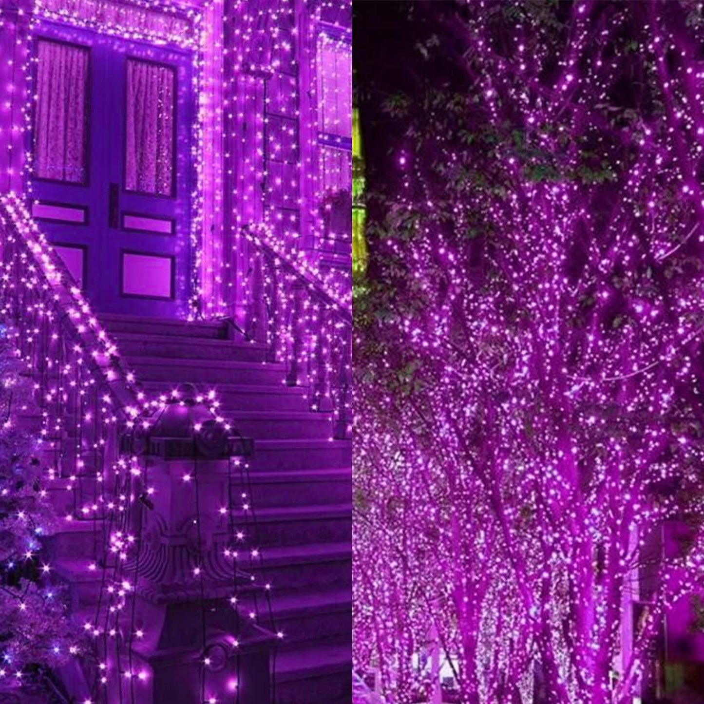 72ft 200 Outdoor LED Solar String Lights, Waterproof 8 Modes Solar Tree Lights for Garden Party Halloween Decorations - If you say i do