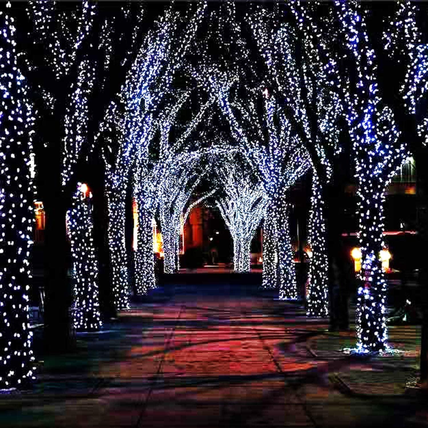 72ft 200 Outdoor LED Solar String Lights, Waterproof 8 Modes Solar Tre ...