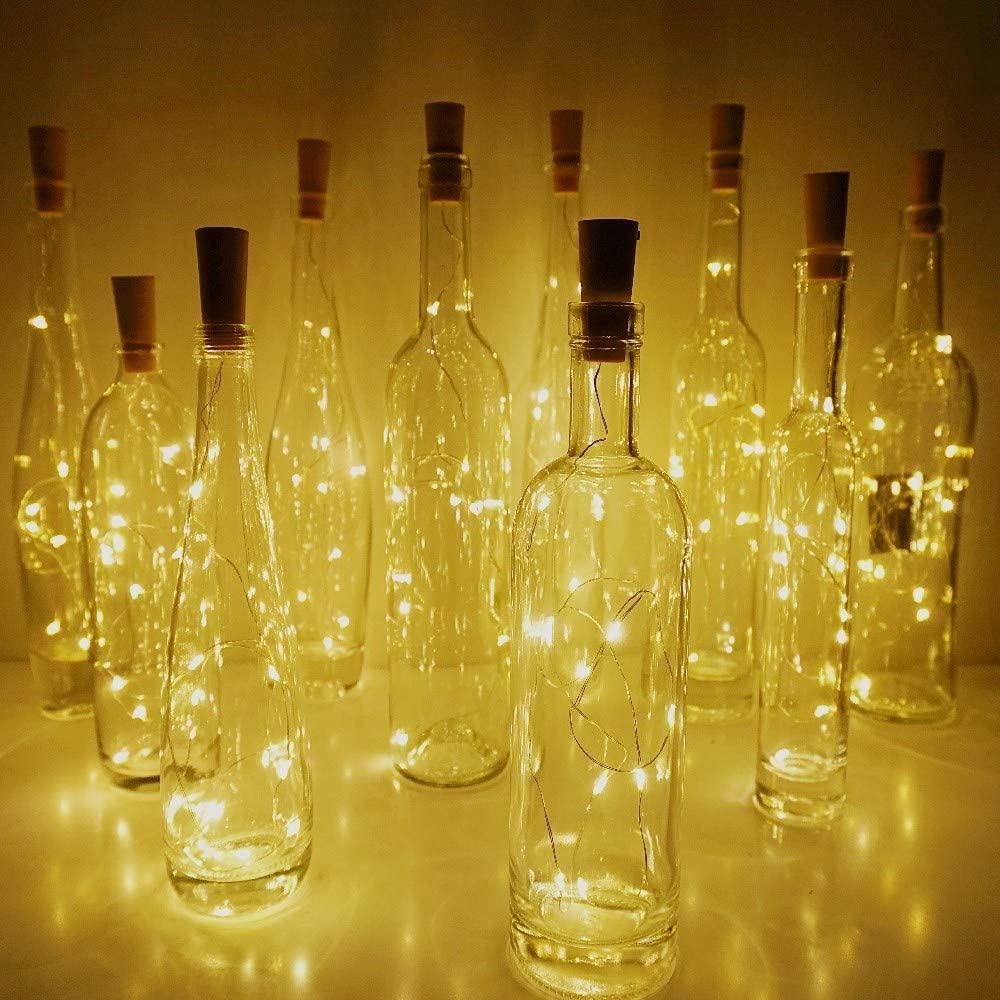 Wine Bottle Lights with Cork for Home Decorations - If you say i do