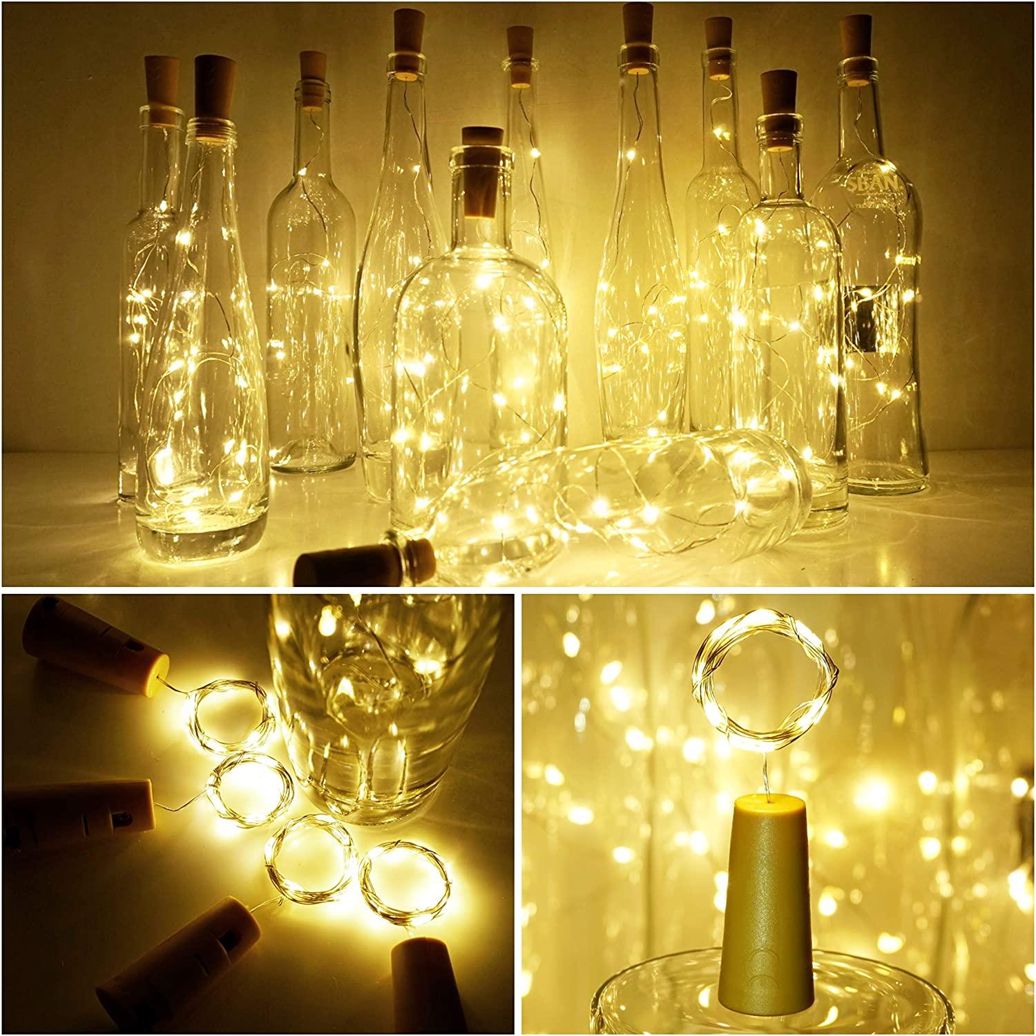 Battery Operated Cork String Lights for Jar Party - If you say i do