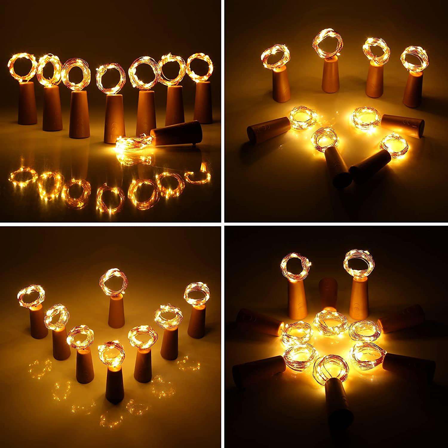 Battery Operated Cork String Lights for Festival - If you say i do