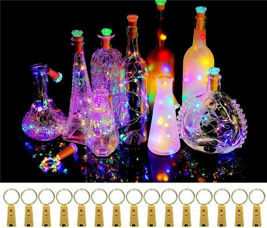 Wine Bottle Cork Lights Wire Colorful Fairy Mini String Lights - If you say i do