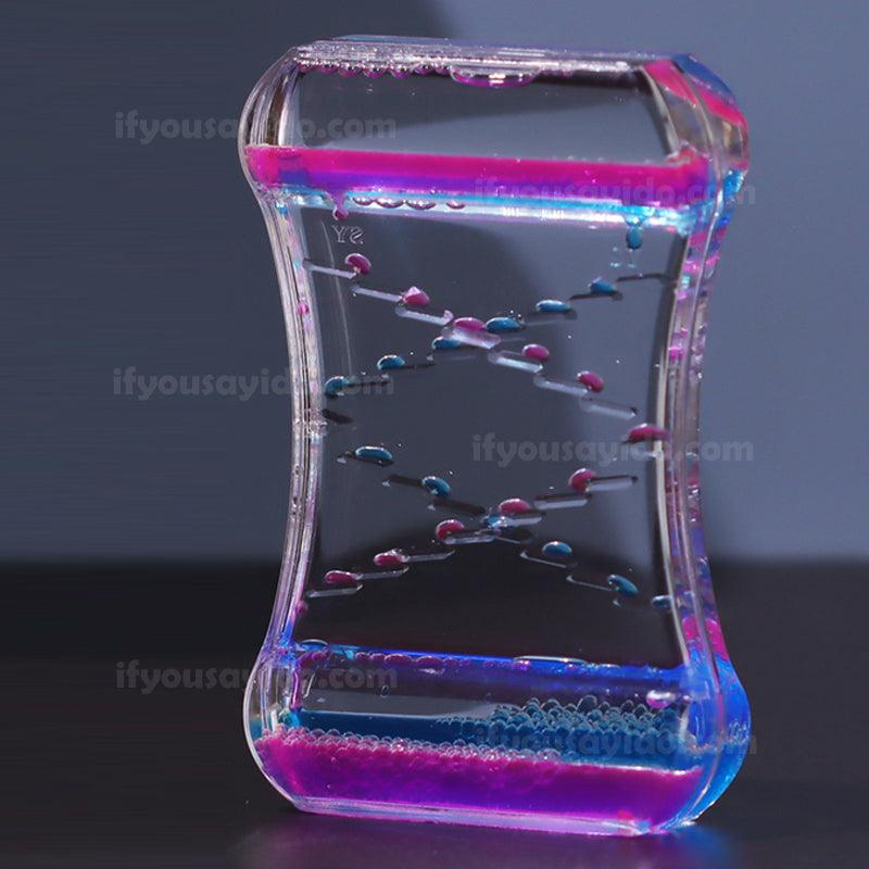 Liquid Motion Bubbler, Colorful Liquid Hourglass Timer Ideas for Birthday Gifts, Mother's Day Gift - If you say i do