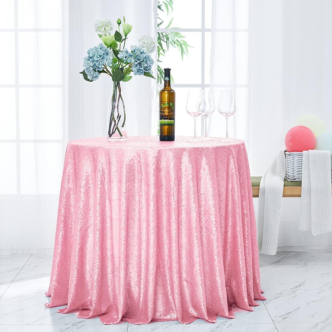 Round Tablecloth Sequin Tablecloths Round Outdoor Tablecloth Sequin Table  Cover Party Decor Table Skirt Shimmer Table Cloth Great Gatsby Decorations