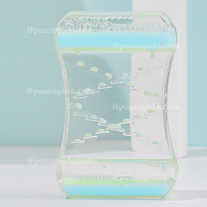 Liquid Motion Bubbler, Colorful Liquid Hourglass Timer Ideas for Birthday Gifts, Mother's Day Gift - If you say i do