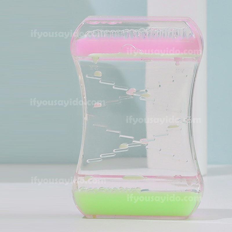 Liquid Motion Bubbler, Colorful Liquid Hourglass Timer Ideas for Birthday Gifts, Mother's Day Gift - If you say i do