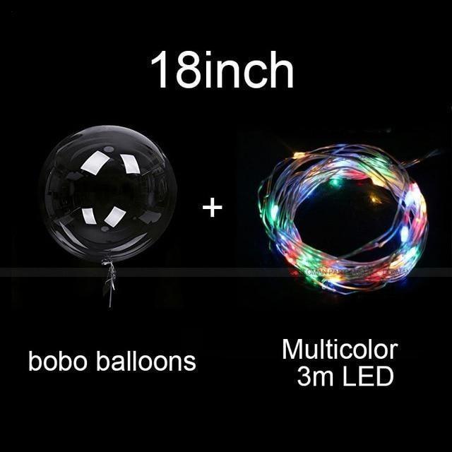 Reusable Led luminous Clear Balloon Party Decorations - If you say i do