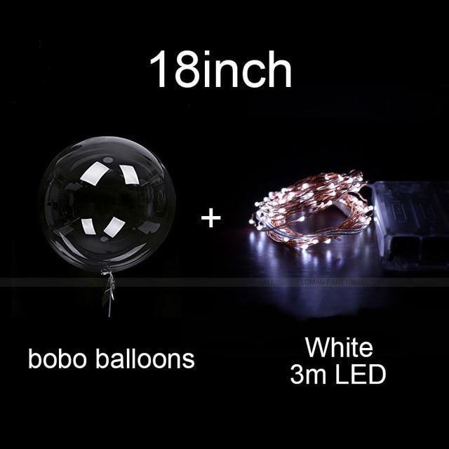 White Bobo Balloons for Birthday and Home Party Decorations - If you say i do