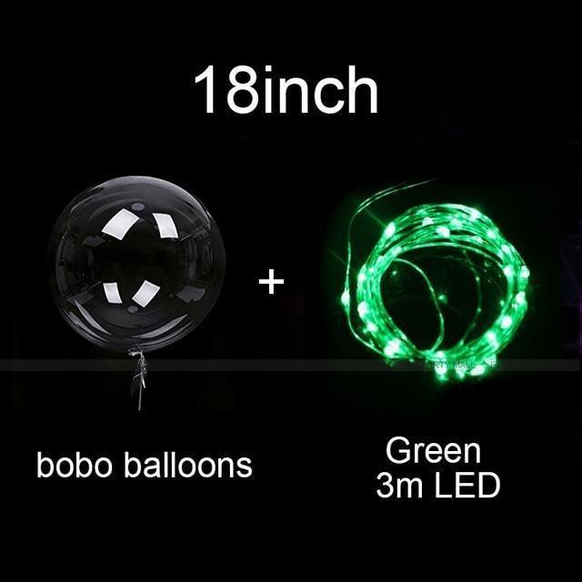 18inch Clear Led Balloons for Wedding Send off Decorations - If you say i do